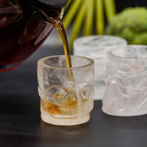 Crystal glass Shot Glass set tequila shot glass Vodka Drink glass Crystal Tumbler goblet stone carved shot glass Fathers day gifts for him