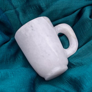Crystal Coffee Mug-Teacup, Handmade Quartz Coffee mug Tea Cup set, gemstone mug, Crystal Mugs Fathers day Gifts, stone carved Mug