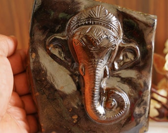 crystal Ganesh Tiger Eye Ganesh Tiger Eye Crystal Gemstone carved Ganesa Statue carving Ganesh Idol home decor Mothers day gifts