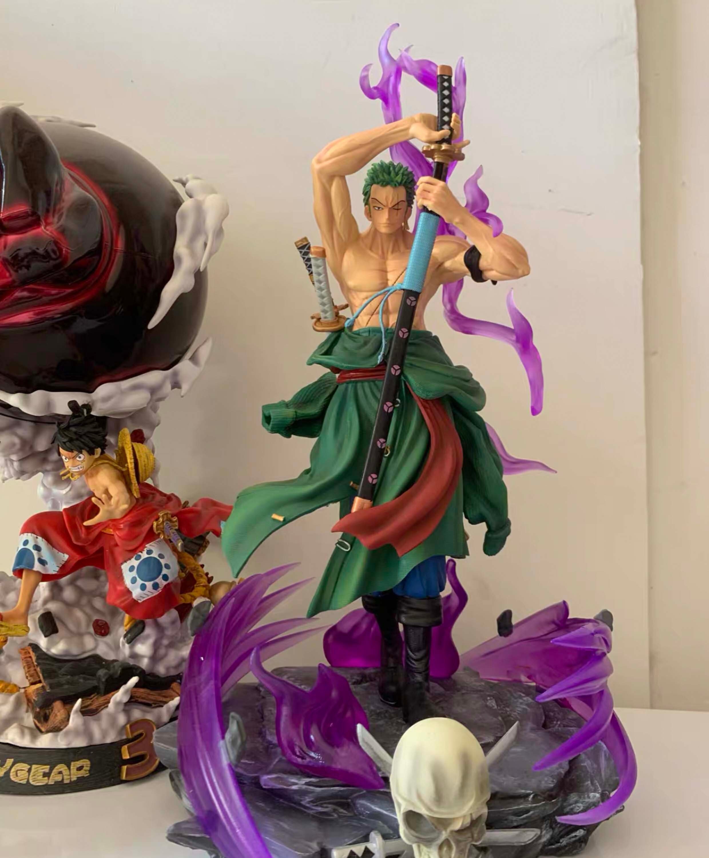 One Piece Action Figures Acrylic Stand Model Monkey·D·Luffy Roronoa Zoro  Desk Decor Standing Sign Collection Ornament