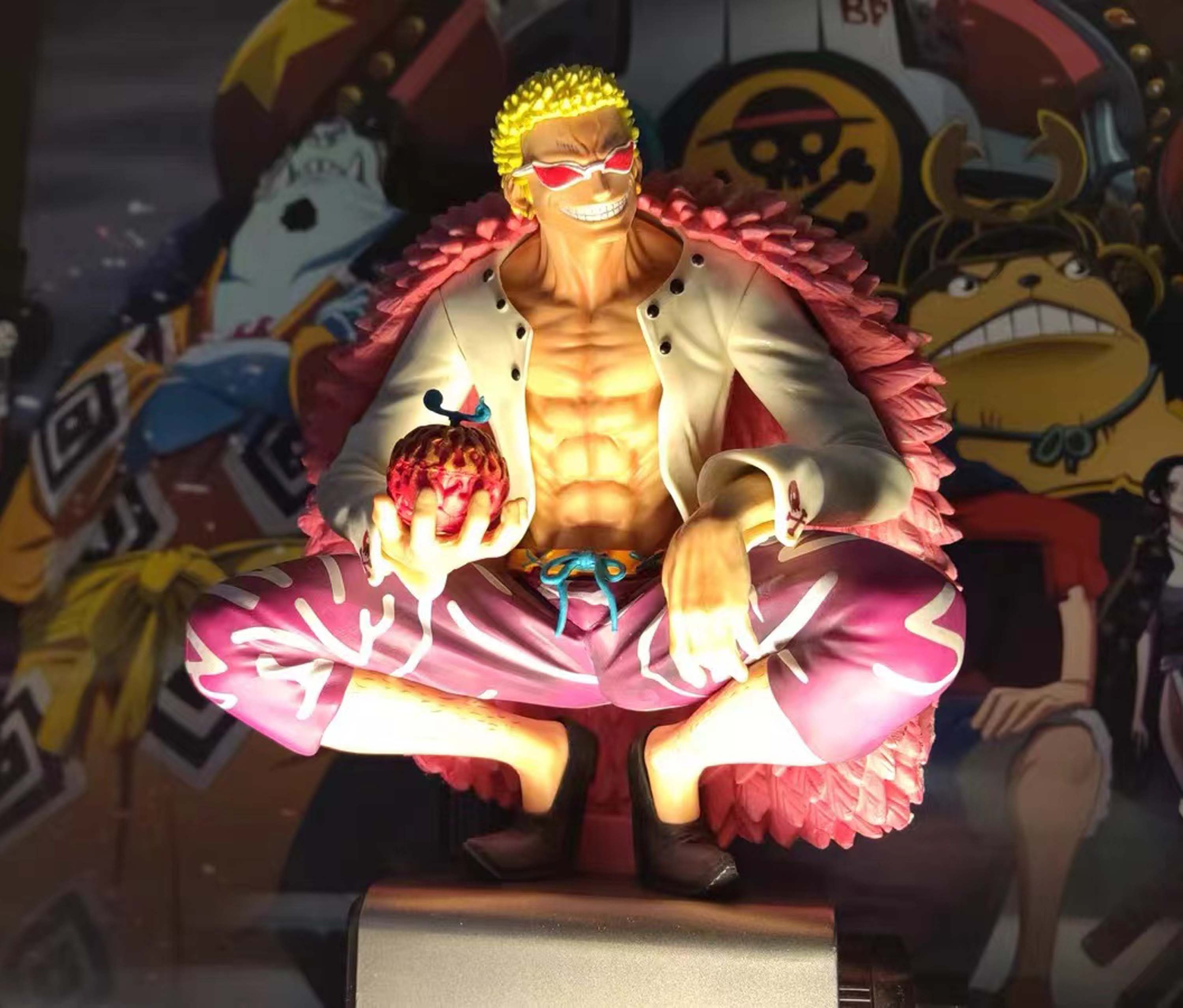 Mermaker Mermaid One Piece Cosplay glasses Don Quixote · Don Quixote  Doflamingo one piece dress the king under the Seven Warlords of the Sea  (silver) 