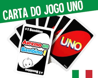 ITALIAN - Pregnancy announcement - Wedding announcement - Scratch cards - Uno card - witness request - godfather godmother request