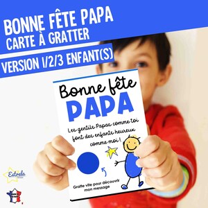 CARTE BONNE FETE cadeau papa cadeau fête des pères super papa - papa d'amour