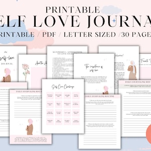 Printable Self Love Journal