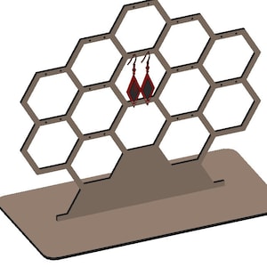 Honeycomb Earring Display | Earring stand |