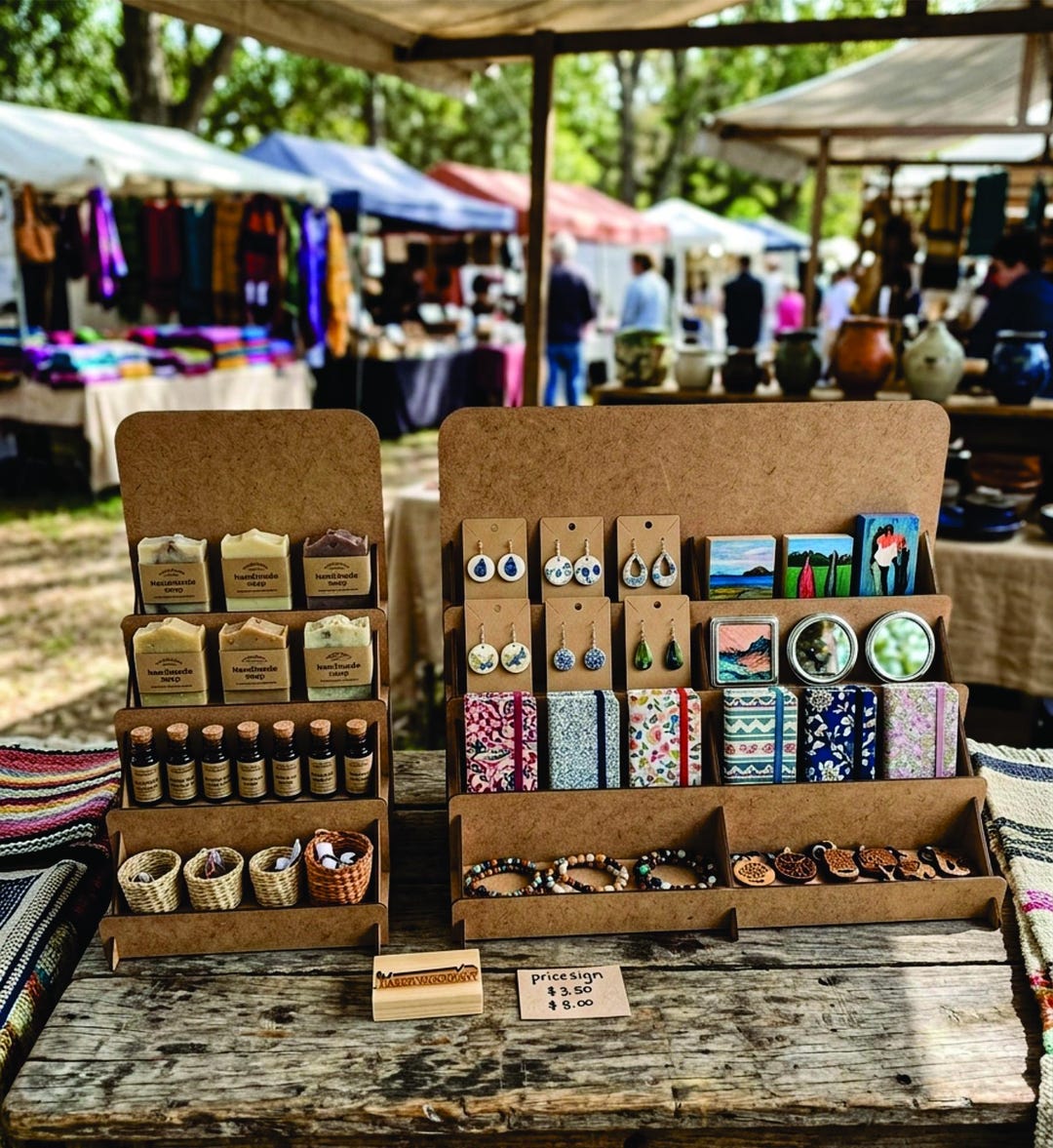 Compact Merchandise Display Compact Retail Display CD1001 | Flat Pack Stand for Markets, Stalls ...