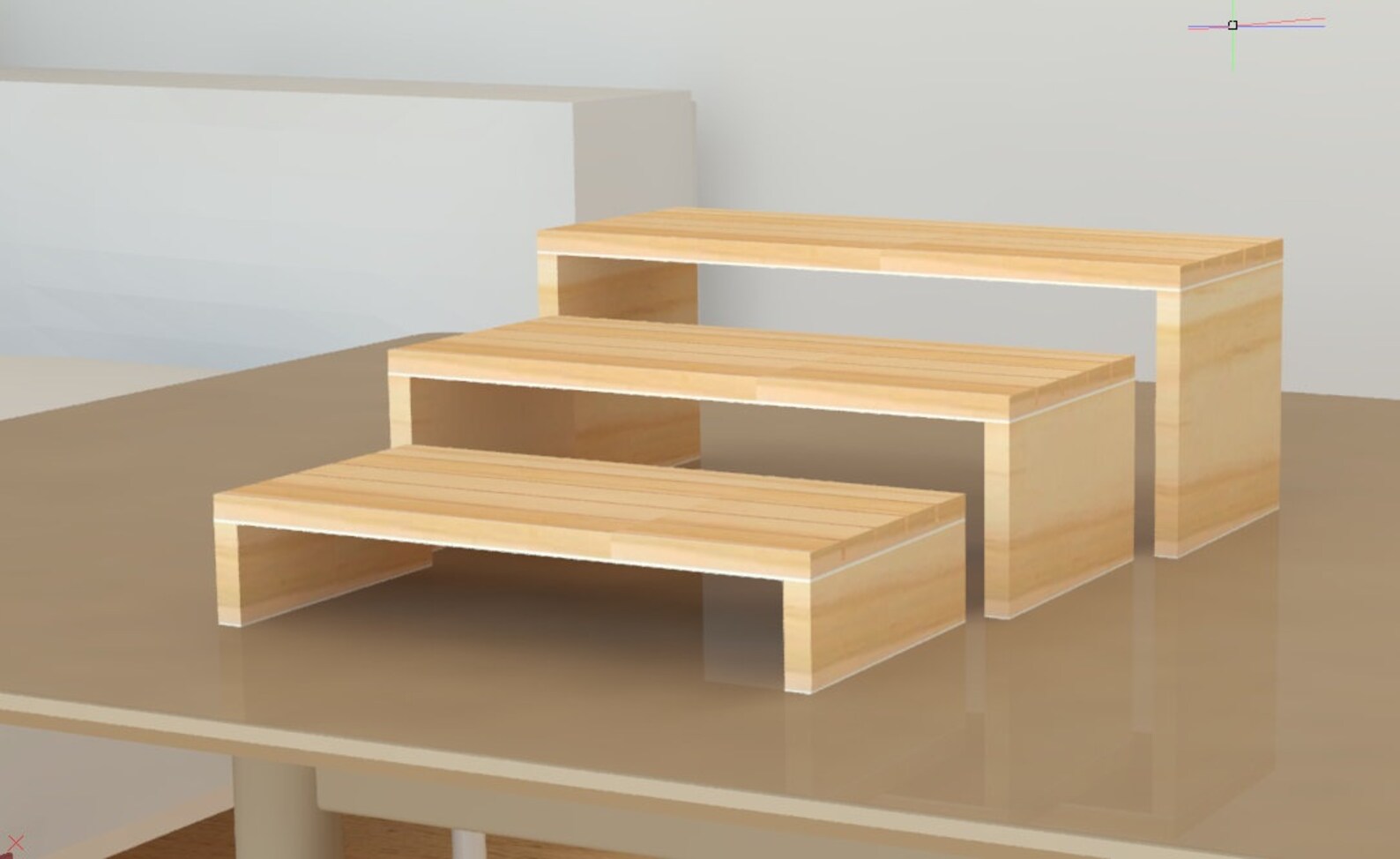 Nested Display Set of 3 Nested Display Stands | Craft Markets | Shops | Display | With ...