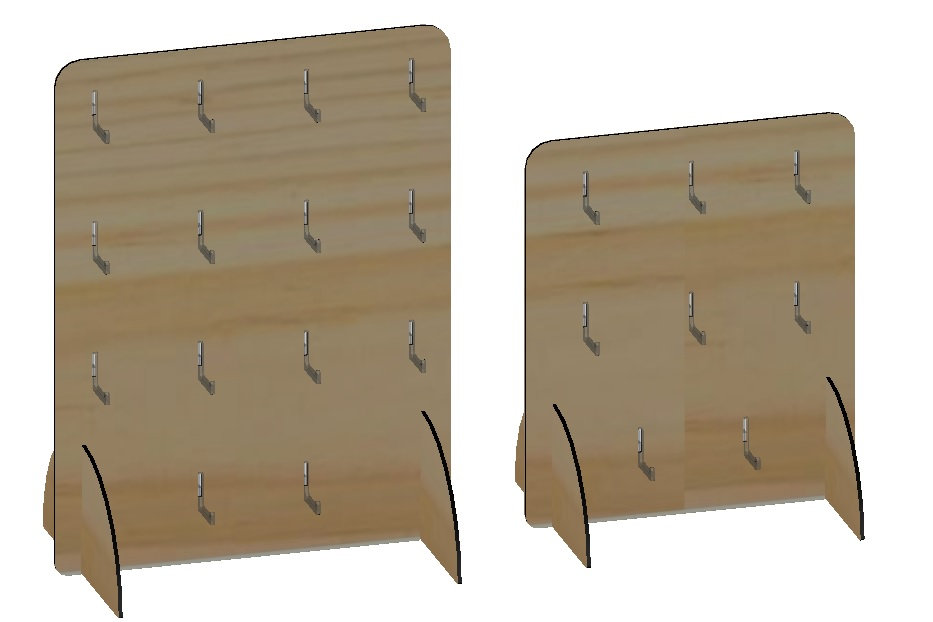 Keychain Display Hook Display Board Keyring Stand Etsy Australia