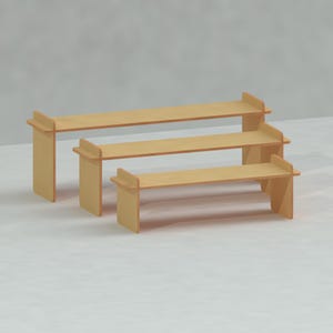 Mini Nested Display Trays MT 1001 | Exhibition Risers | Jewelry Display set |