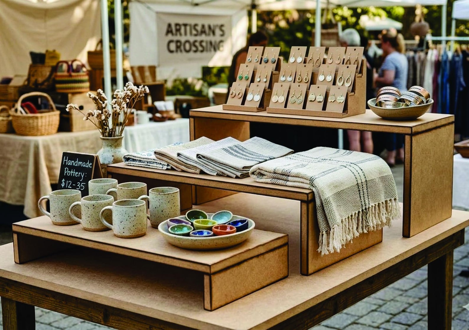 Nested Display Set of 3 Nested Display Stands | Craft Markets | Shops | Display | With ...