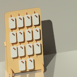Hanging Earring Display stand | Pegboard display | Earring stand | ED1001
