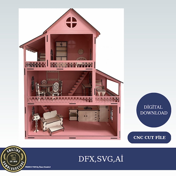 Barbie Casitas Para MuÃ±ecas En Mdf Casa De MuÃ±ecas Mdf Casa De