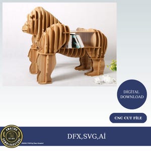 ブックスタンド コーランホルダー レーザーカット。レーザーカットテンプレート。CNC用ファイル。Ai、Cdr、Svg、Dxf。木製CNCカットゴリラ