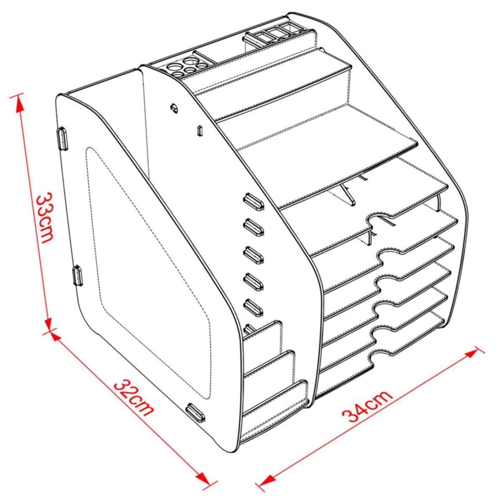 Laser Cut Organizer Svg File Organizer Svg Organizer Etsy