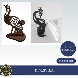 Serviettenhalter Laserschnittdatei | Servietten vektor | Serviettenhalter Zeichnung | CDR | DXF | SVG