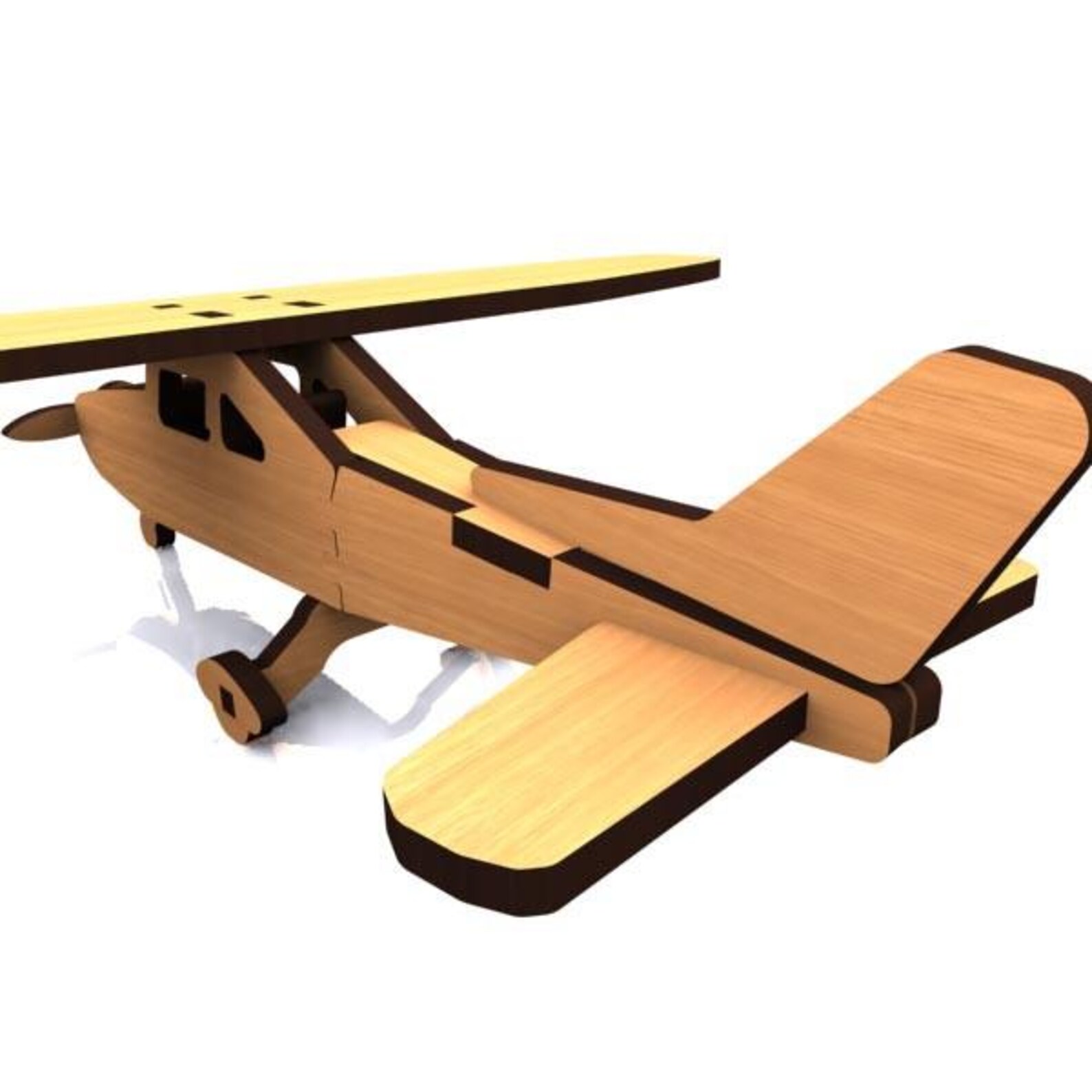 Toy Router Air Plane Wooden 3D Puzzle Toy, Laser Cut, CNC Cutting, CNC Router ...