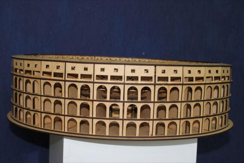 Archivos vectoriales CDR DXF SVG Pdf Ai del Coliseo de Roma cortados ...