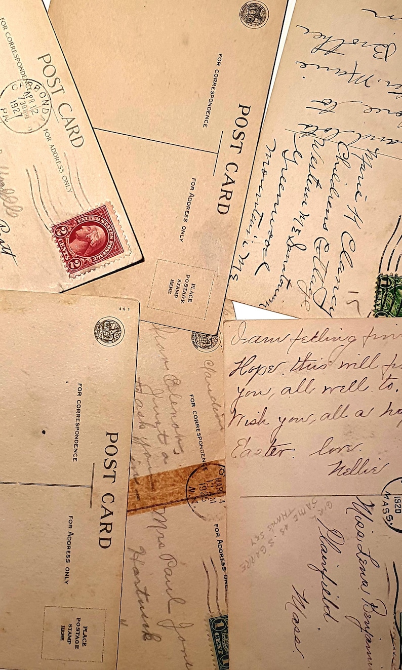 Ellen Clapsaddle Easter postcards without autograph. Pack of 6 original postcards. Edition: Wolf Artist. image 8