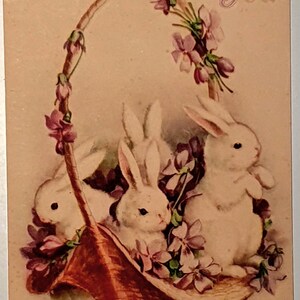 Ellen Clapsaddle Easter postcards without autograph. Pack of 6 original postcards. Edition: Wolf Artist. image 3