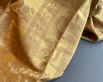 Antieke satijnkatoenen stof. vroege 20e eeuw. perfect voor decoratie, boeket, bloemenslingers, handwerk. voor sloopprojecten. vintage charme