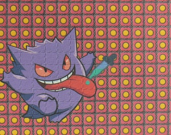 Papel secante Gengar / 361 hits / 17,1 cm x 17,1 cm / 9 mm cada cuadrado