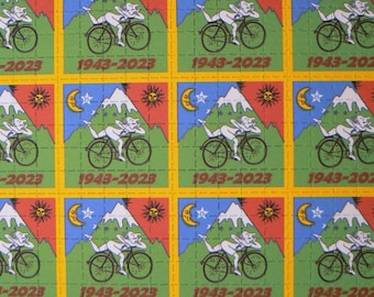 Hofmann 1943-2023 blotter art / 500 tabs / 22.5cm x 18cm / 9mm each square