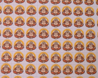 Bouddha blotter art / 400 hits / 16cm x 16 cm / 8mm each square