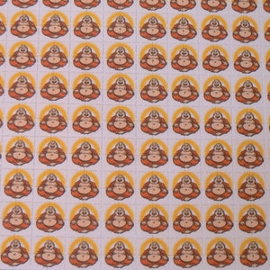 Bouddha blotter art / 400 hits / 16cm x 16 cm / 8mm each square