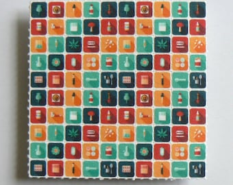 ブロッターアート “Chill Pill” クラシック希少図版 コレクションに 2025年最新】ブロッターアートの人気アイテム - メルカリ