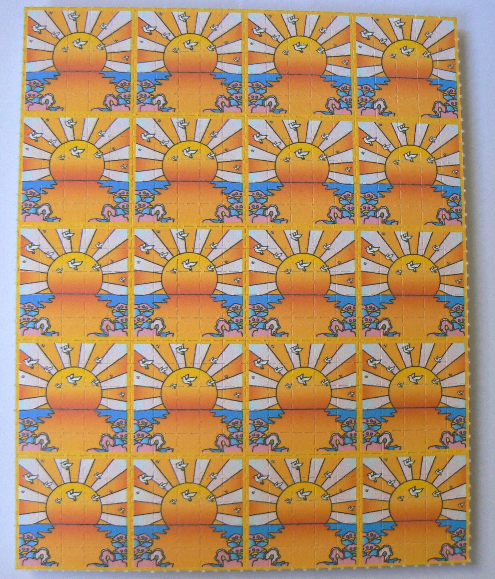 Blotter art california sunshine - Etsy 日本
