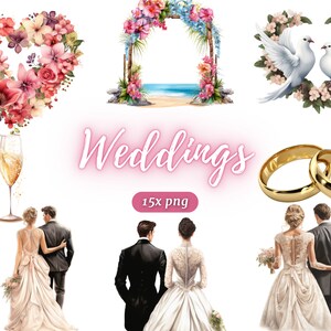Bruiloft | PNG | Clipart | Downloadbare digitale afbeeldingen beschikbaar voor commercieel en persoonlijk gebruik