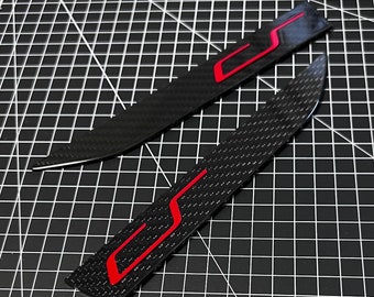 Genuine Carbon Fiber Side Emblem Set for VW Golf 8 Clubsport