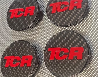 Tapacubos de carbono auténtico para llantas Motec