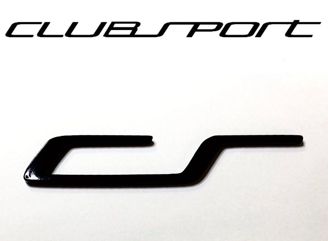 VW Golf GTI CLUBSPORT Emblem Logo Lettering Selfadhesive Etsy