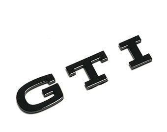 VW Golf 8 GTI Emblem , Logo in Piano Black