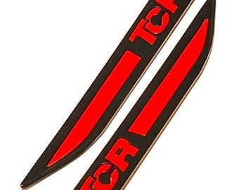 VW Golf GTI TCR side emblem left / right for Golf 7 and facelift