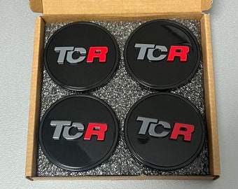 Kołpaki VW Golf GTI TCR w kolorze czarnym / Pure Gray / Tornado Red