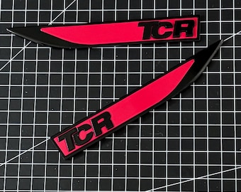 VW Golf GTI TCR Side Emblem Left / Right for Golf 7 and Facelift in new design