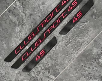 Molduras de umbral de puerta en efecto carbono para VW Golf 8 GTI Clubsport 45