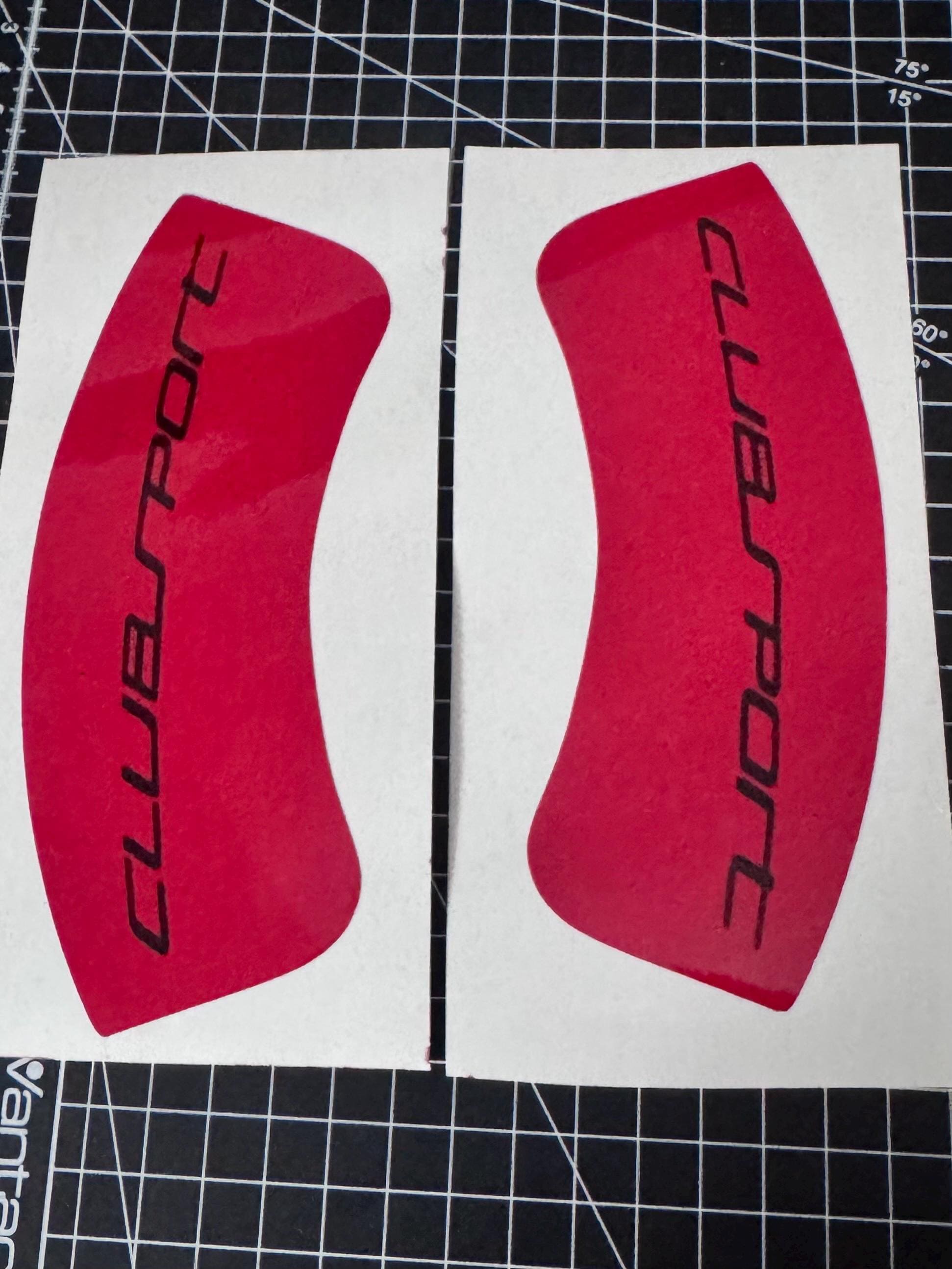VW Golf 8 GTI Clubsport Facelift Brake Calipers Stickers - Etsy