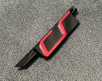 VW Golf 8 GTI Clubsport grille emblem Tornado Red