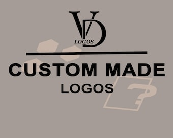 Logotipo personalizado, logotipo a su elección, pequeño logotipo CS en rojo