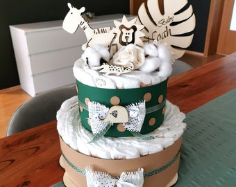 Diaper Cake Safari Diaper Cake Baby Shower