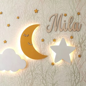 Baby room lamp, children&#39;s room lighting, night light, children&#39;s room decoration, personalized set