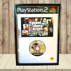 Grand Theft Auto Sanandreas PS2 GTA Disc Style Plastic Coaster 