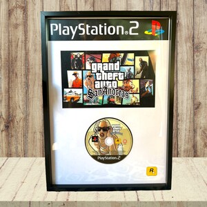 Grand Theft Auto Sanandreas PS2 GTA Disc Style Plastic Coaster 