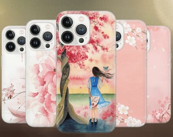 Sakura art Phone Case Spring blossom Cover for Pixel 7 6A, iPhone 14 13 12 Pro 11 XR for Samsung S23 S22 A73 A53 A13