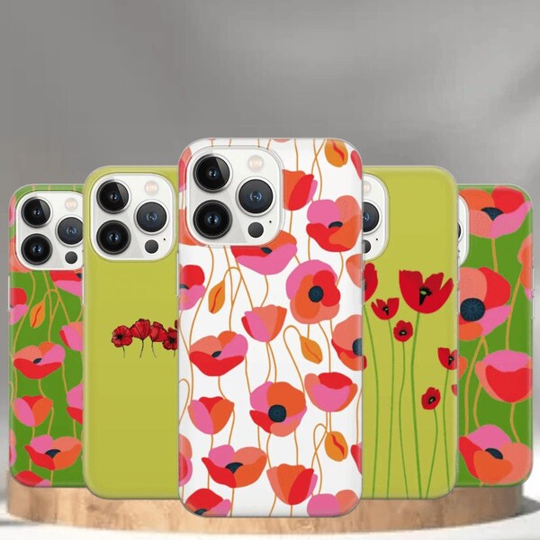 Poppy Phone Case - Etsy