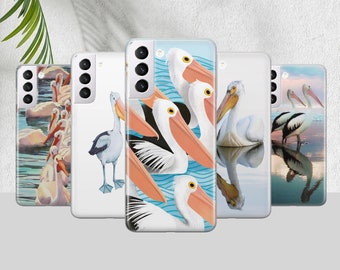 Pelican Phone Case Big Beak Cover for Pixel 7 6A, iPhone 14 13 12 Pro 11 XR for Samsung S23 S22 A73 A53 A13