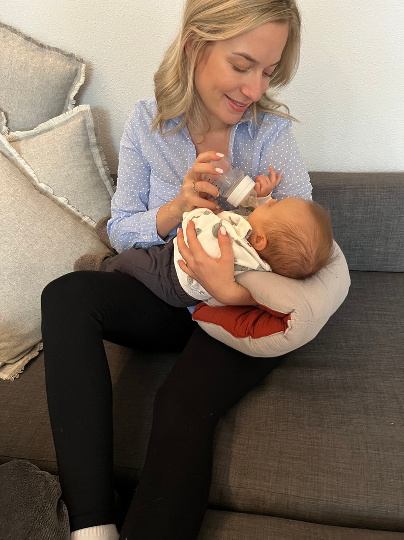 Compact Nursing Pillow, Reversible Nursing Pillow, Travel Nursing